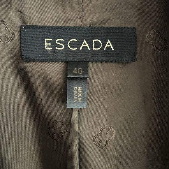 Escada 40 Brown Blazer - Picture 2 of 11